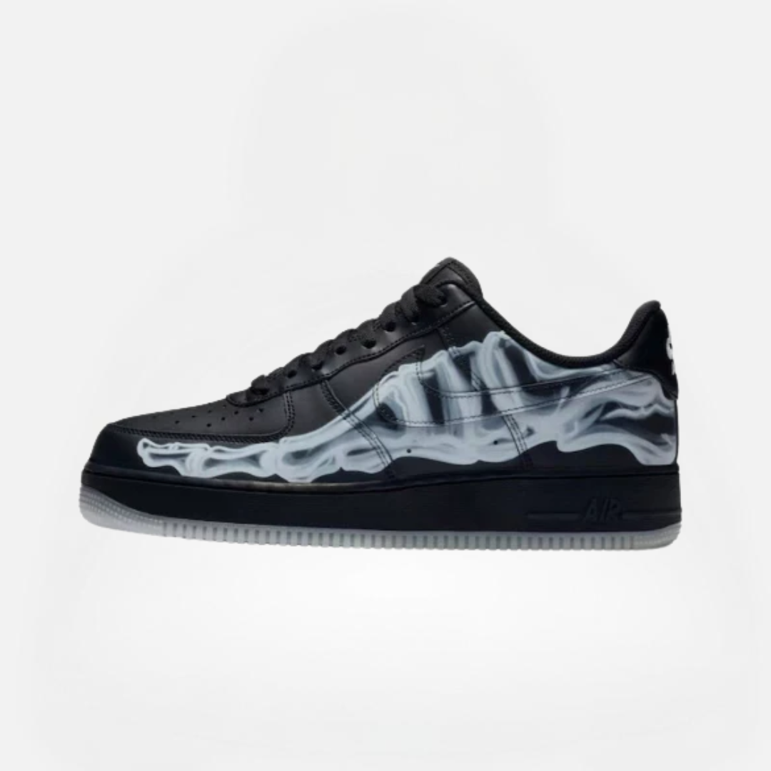 NIKE AIR FORCE 1 LOW BLACK SKELETON HALLOWEEN