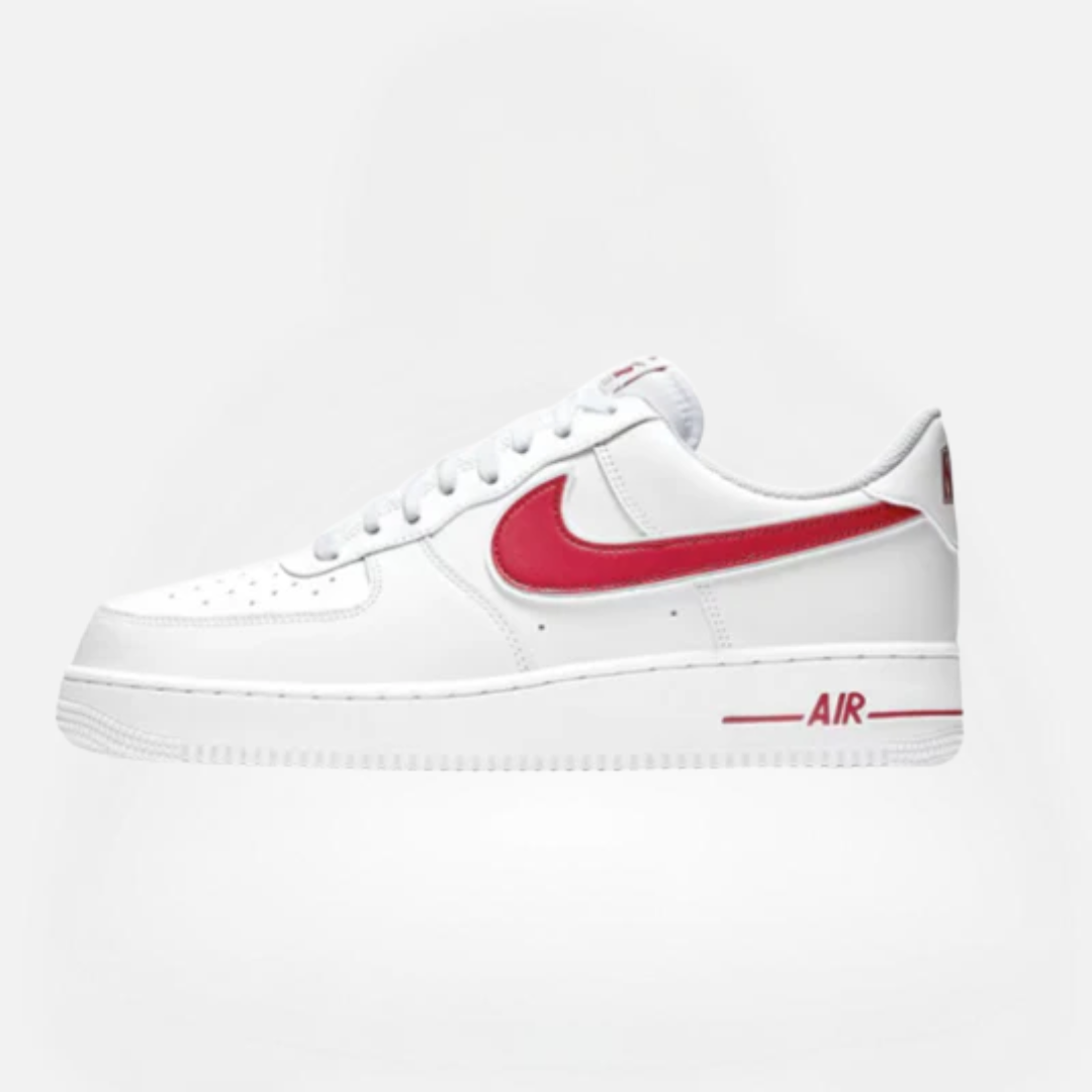 NIKE AIR FORCE 1 LOW WHITE RED
