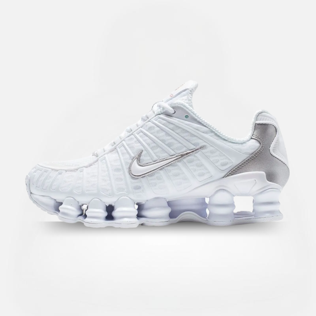 NIKE SHOX TL WHITE METALLIC SILVER
