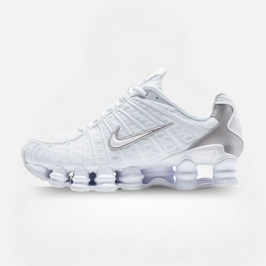 NIKE SHOX TL WHITE METALLIC SILVER